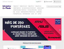 Tablet Screenshot of informaticalamancha.com